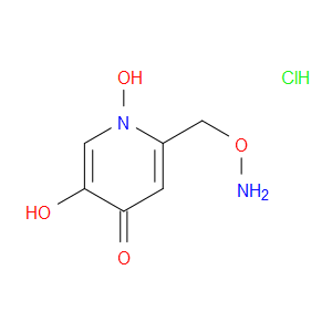 2-((AMINOOXY)METHYL)-1,5-DIHYDROXYPYRIDIN-4(1H)-ONE HYDROCHLORIDE