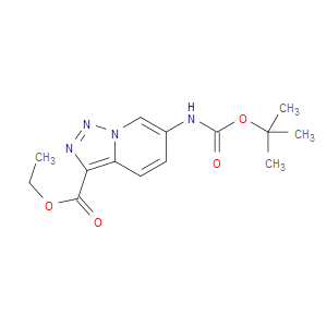 ETHYL 6-((TERT-BUTOXYCARBONYL)AMINO)-[1,2,3]TRIAZOLO[1,5-A]PYRIDINE-3-CARBOXYLATE