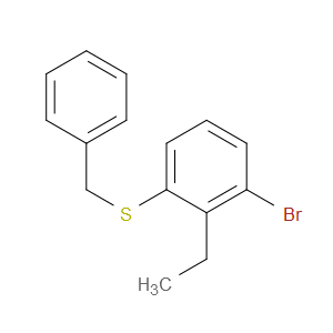 BENZYL(3-BROMO-2-ETHYLPHENYL)SULFANE
