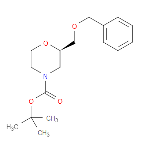 (R)-TERT-BUTYL 2-((BENZYLOXY)METHYL)MORPHOLINE-4-CARBOXYLATE