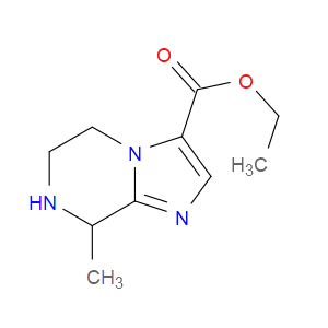ETHYL 8-METHYL-5,6,7,8-TETRAHYDROIMIDAZO[1,2-A]PYRAZINE-3-CARBOXYLATE