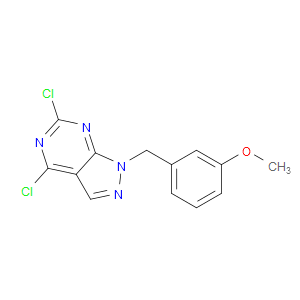 4,6-DICHLORO-1-(3-METHOXYBENZYL)-1H-PYRAZOLO[3,4-D]PYRIMIDINE