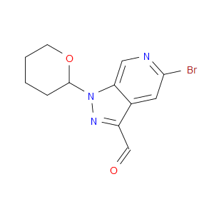 5-BROMO-1-(TETRAHYDRO-2H-PYRAN-2-YL)-1H-PYRAZOLO[3,4-C]PYRIDINE-3-CARBALDEHYDE - Click Image to Close