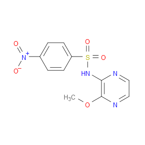 N-(3-METHOXYPYRAZIN-2-YL)-4-NITROBENZENESULFONAMIDE