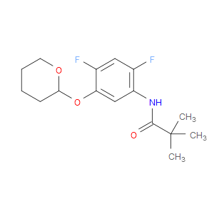 N-(2,4-DIFLUORO-5-((TETRAHYDRO-2H-PYRAN-2-YL)OXY)PHENYL)PIVALAMIDE