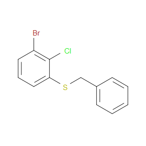 BENZYL(3-BROMO-2-CHLOROPHENYL)SULFANE