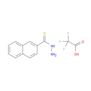 NAPHTHALENE-2-CARBOTHIOHYDRAZIDE 2,2,2-TRIFLUOROACETATE