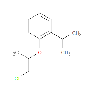 1-[(1-CHLOROPROPAN-2-YL)OXY]-2-(PROPAN-2-YL)BENZENE