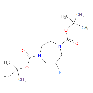 DI-TERT-BUTYL 6-FLUORO-1,4-DIAZEPANE-1,4-DICARBOXYLATE