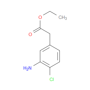 ETHYL 2-(3-AMINO-4-CHLOROPHENYL)ACETATE - Click Image to Close