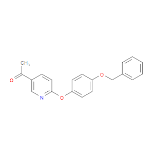 5-ACETYL-2-(4-(BENZYLOXY)PHENOXY)) PYRIDINE