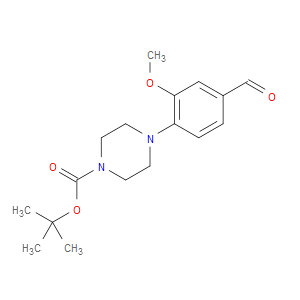 TERT-BUTYL4-(4-FORMYL-2-METHOXYPHENYL)PIPERAZINE-1-CARBOXYLATE - Click Image to Close
