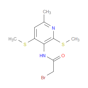 2-BROMO-N-(6-METHYL-2,4-BIS(METHYLTHIO)PYRIDIN-3-YL)ACETAMIDE