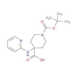 1-(TERT-BUTOXYCARBONYL)-4-(PYRIDIN-2-YLAMINO)PIPERIDINE-4-CARBOXYLIC ACID