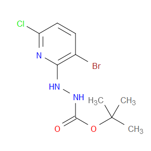 TERT-BUTYL 2-(3-BROMO-6-CHLOROPYRIDIN-2-YL)HYDRAZINECARBOXYLATE - Click Image to Close