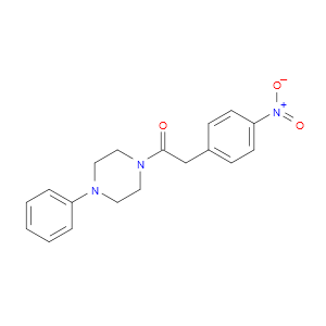 2-(4-NITROPHENYL)-1-(4-PHENYLPIPERAZIN-1-YL)ETHAN-1-ONE