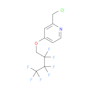 2-(CHLOROMETHYL)-4-(2,2,3,3,4,4,4-HEPTAFLUOROBUTOXY)PYRIDINE