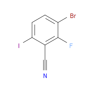 3-BROMO-2-FLUORO-6-IODOBENZONITRILE