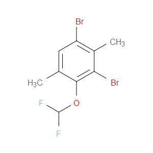 1,3-DIBROMO-4-(DIFLUOROMETHOXY)-2,5-DIMETHYLBENZENE