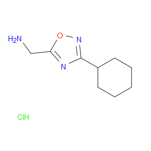 (3-CYCLOHEXYL-1,2,4-OXADIAZOL-5-YL)METHANAMINE HYDROCHLORIDE