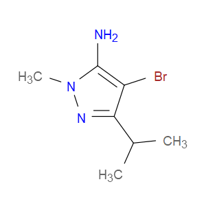 4-BROMO-5-ISOPROPYL-2-METHYL-2H-PYRAZOL-3-YLAMINE - Click Image to Close