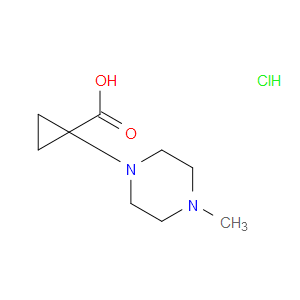 1-(4-METHYLPIPERAZIN-1-YL)CYCLOPROPANECARBOXYLIC ACID HYDROCHLORIDE