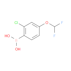 (2-CHLORO-4-(DIFLUOROMETHOXY)PHENYL)BORONIC ACID