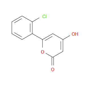 6-(2-CHLOROPHENYL)-4-HYDROXY-2H-PYRAN-2-ONE