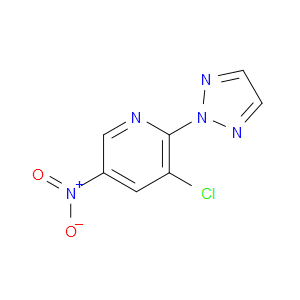 3-CHLORO-5-NITRO-2-(2H-1,2,3-TRIAZOL-2-YL)PYRIDINE
