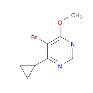 5-BROMO-4-CYCLOPROPYL-6-METHOXYPYRIMIDINE - Click Image to Close