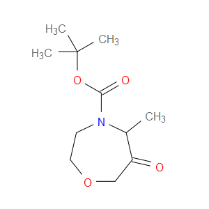 TERT-BUTYL 5-METHYL-6-OXO-1,4-OXAZEPANE-4-CARBOXYLATE