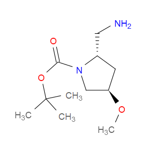(2S,4R)-TERT-BUTYL 2-(AMINOMETHYL)-4-METHOXYPYRROLIDINE-1-CARBOXYLATE