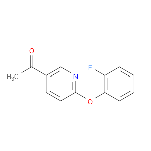 1-(6-(2-FLUOROPHENOXY)PYRIDIN-3-YL)ETHANONE