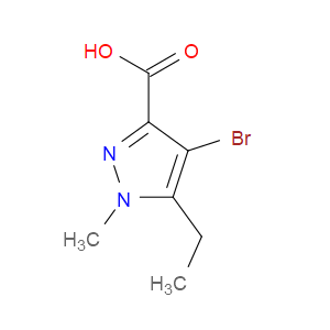 4-BROMO-5-ETHYL-1-METHYL-1H-PYRAZOLE-3-CARBOXYLIC ACID