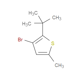 3-BROMO-2-(TERT-BUTYL)-5-METHYLTHIOPHENE - Click Image to Close