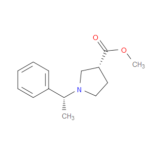 (R)-METHYL 1-((R)-1-PHENYLETHYL)PYRROLIDINE-3-CARBOXYLATE