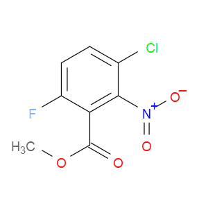 METHYL 3-CHLORO-6-FLUORO-2-NITROBENZOATE