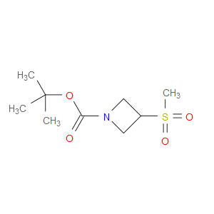 TERT-BUTYL 3-(METHYLSULFONYL)AZETIDINE-1-CARBOXYLATE