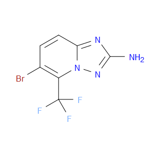 6-BROMO-5-(TRIFLUOROMETHYL)-[1,2,4]TRIAZOLO[1,5-A]PYRIDIN-2-AMINE