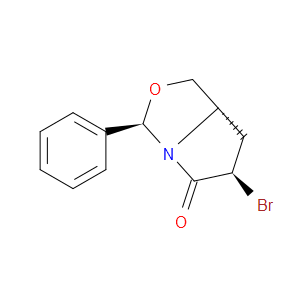 (3R,6R,7AS)-6-BROMO-3-PHENYLTETRAHYDROPYRROLO[1,2-C]OXAZOL-5(3H)-ONE