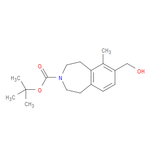 TERT-BUTYL 7-(HYDROXYMETHYL)-6-METHYL-4,5-DIHYDRO-1H-BENZO[D]AZEPINE-3(2H)-CARBOXYLATE - Click Image to Close