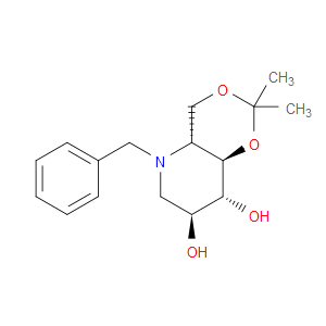 (4AR,7S,8R,8AR)-5-BENZYL-2,2-DIMETHYLHEXAHYDRO-4H-[1,3]DIOXINO[5,4-B]PYRIDINE-7,8-DIOL
