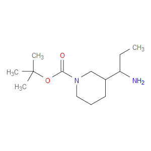 TERT-BUTYL 3-(1-AMINOPROPYL)PIPERIDINE-1-CARBOXYLATE - Click Image to Close
