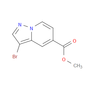 METHYL 3-BROMOPYRAZOLO[1,5-A]PYRIDINE-5-CARBOXYLATE - Click Image to Close