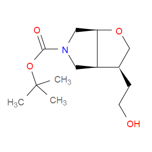 RACEMIC-(3S,3AS,6AS)-TERT-BUTYL 3-(2-HYDROXYETHYL)TETRAHYDRO-2H-FURO[2,3-C]PYRROLE-5(3H)-CARBOXYLATE