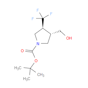 TRANS-TERT-BUTYL 3-(HYDROXYMETHYL)-4-(TRIFLUOROMETHYL)PYRROLIDINE-1-CARBOXYLATE