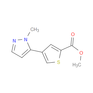 METHYL 4-(1-METHYL-1H-PYRAZOL-5-YL)THIOPHENE-2-CARBOXYLATE - Click Image to Close