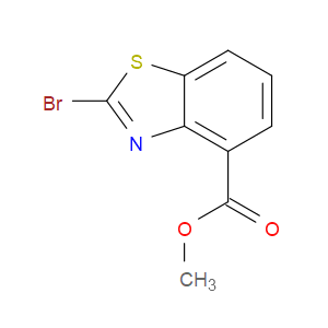 METHYL 2-BROMOBENZO[D]THIAZOLE-4-CARBOXYLATE - Click Image to Close
