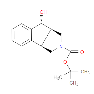 TERT-BUTYL (3AR,8R,8AR)-8-HYDROXY-1H,2H,3H,3AH,8H,8AH-INDENO[1,2-C]PYRROLE-2-CARBOXYLATE - Click Image to Close