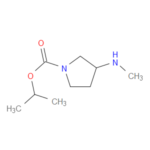ISOPROPYL 3-(METHYLAMINO)PYRROLIDINE-1-CARBOXYLATE